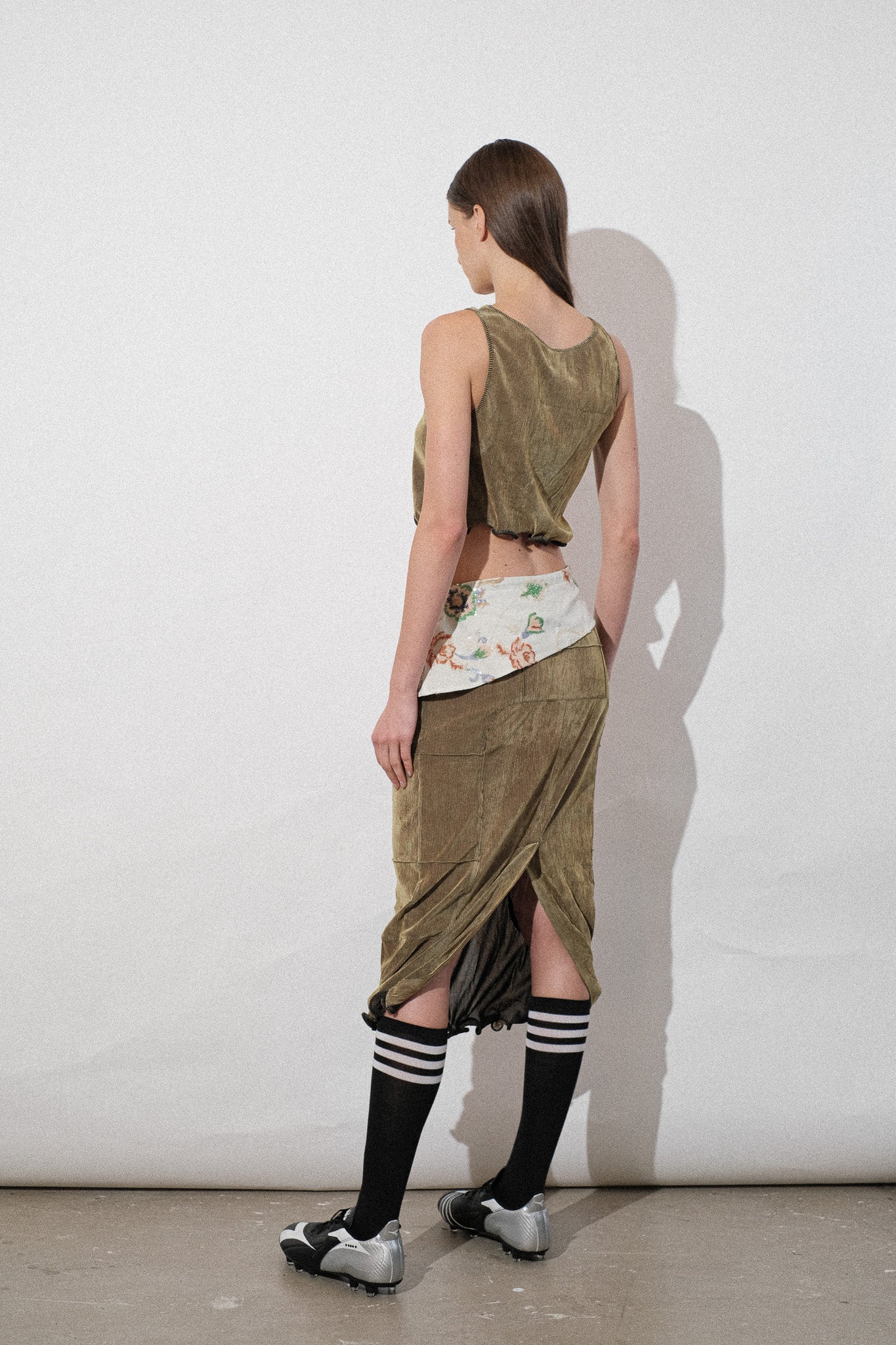 Coleman Skin Jersey Overlap Skirt