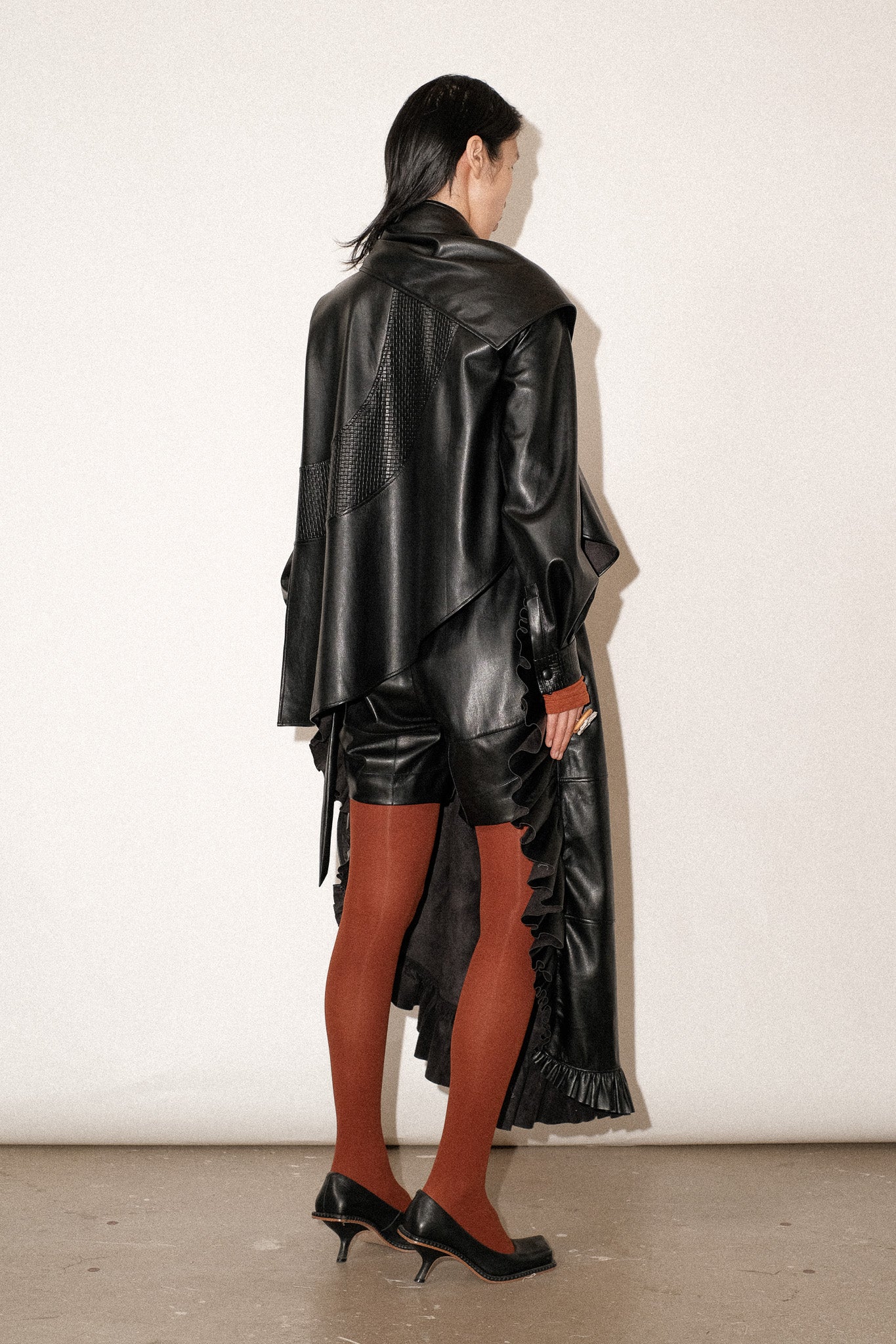 ZIMO Vegan Leather Spiral Shirt