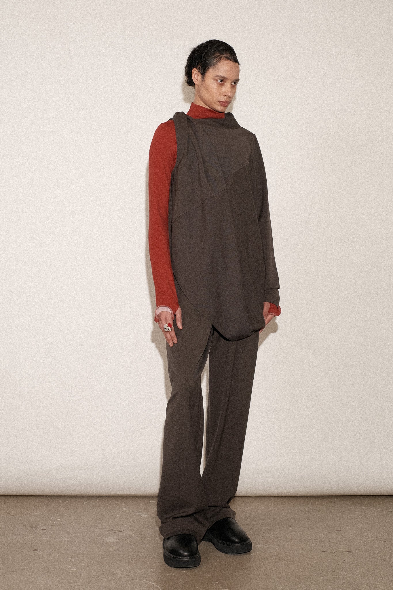 ZIMO Wool Suiting Double Twisted Top