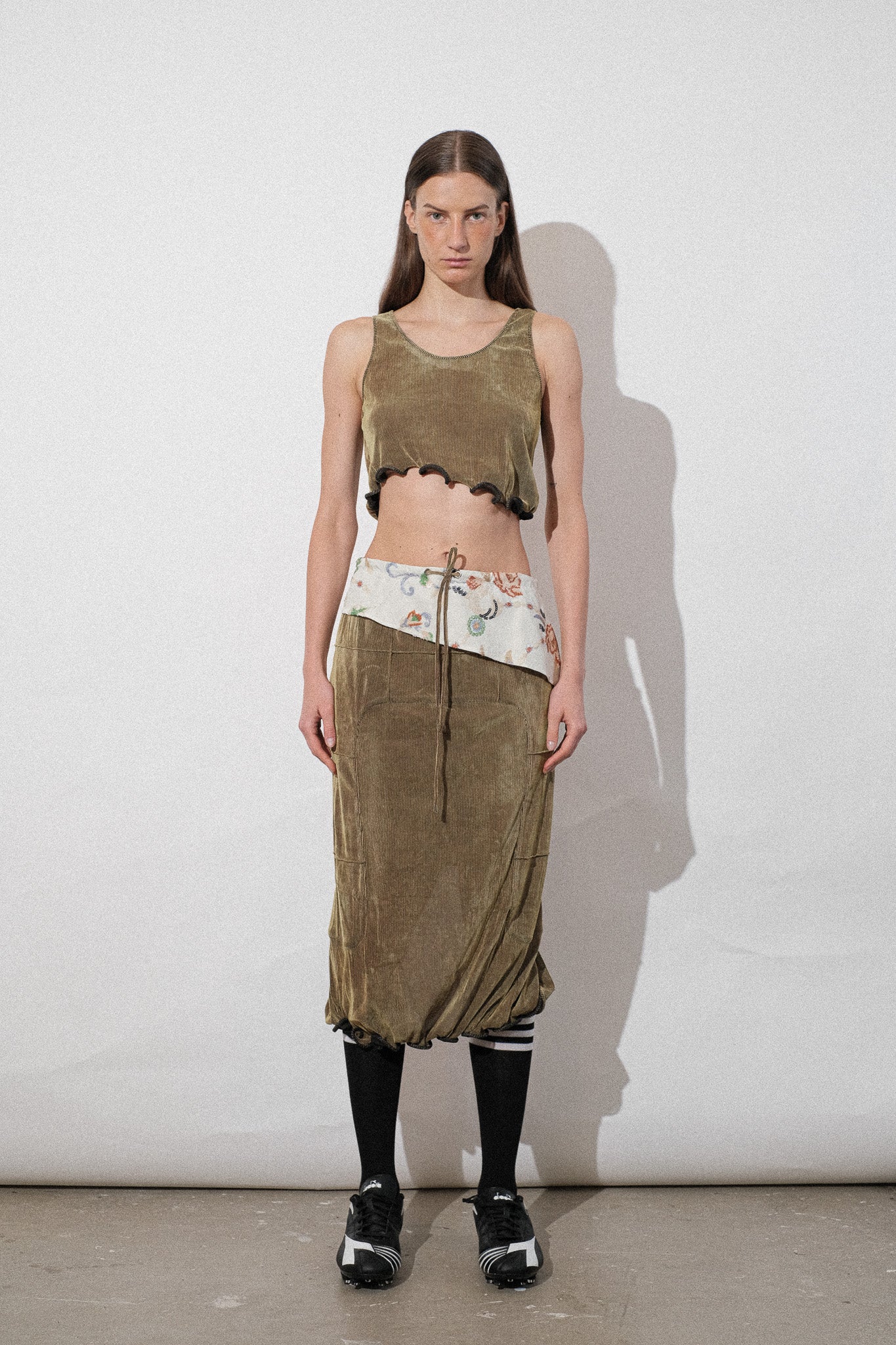 Coleman Skin Jersey Overlap Skirt