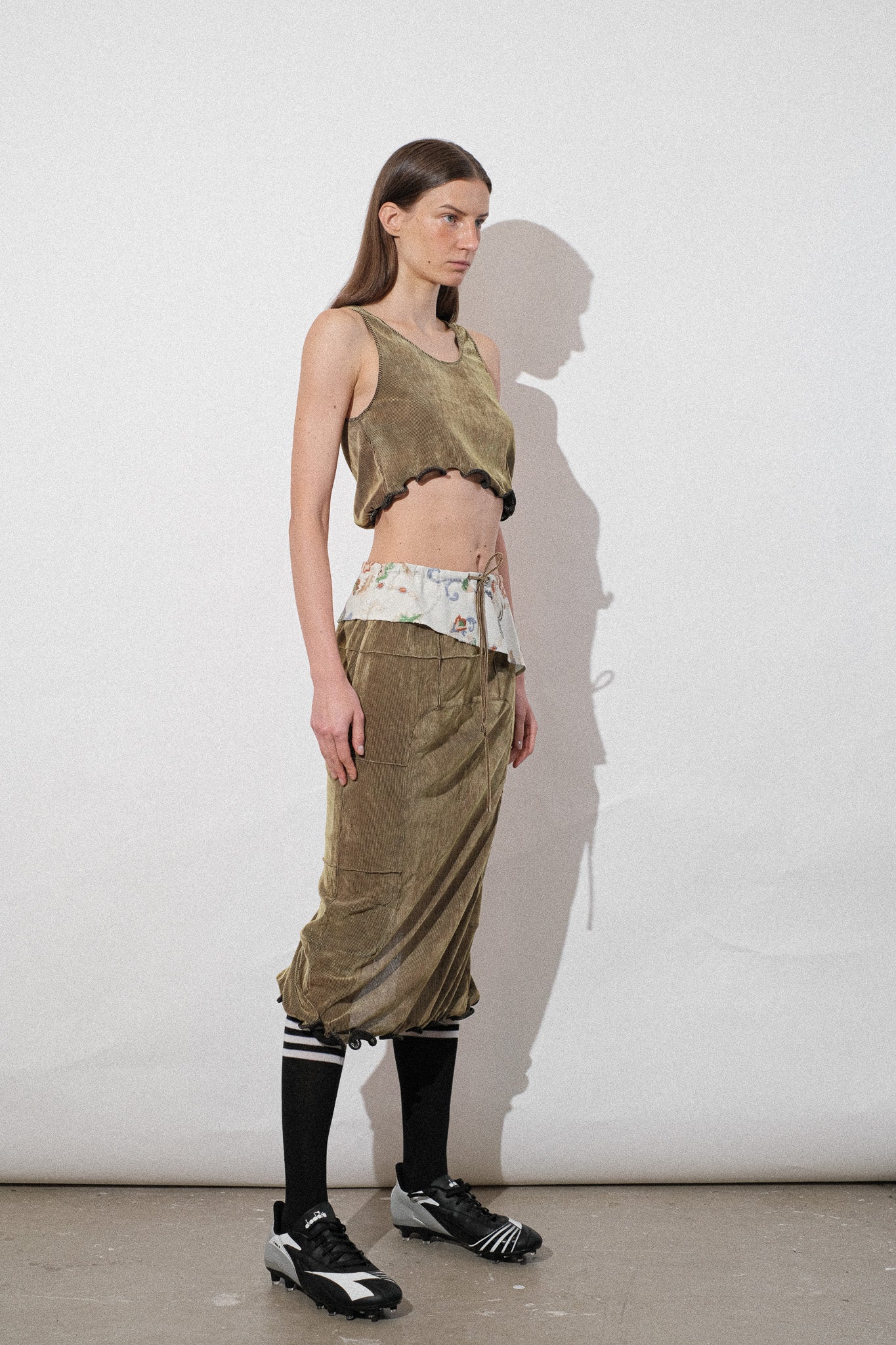 Coleman Skin Jersey Overlap Skirt