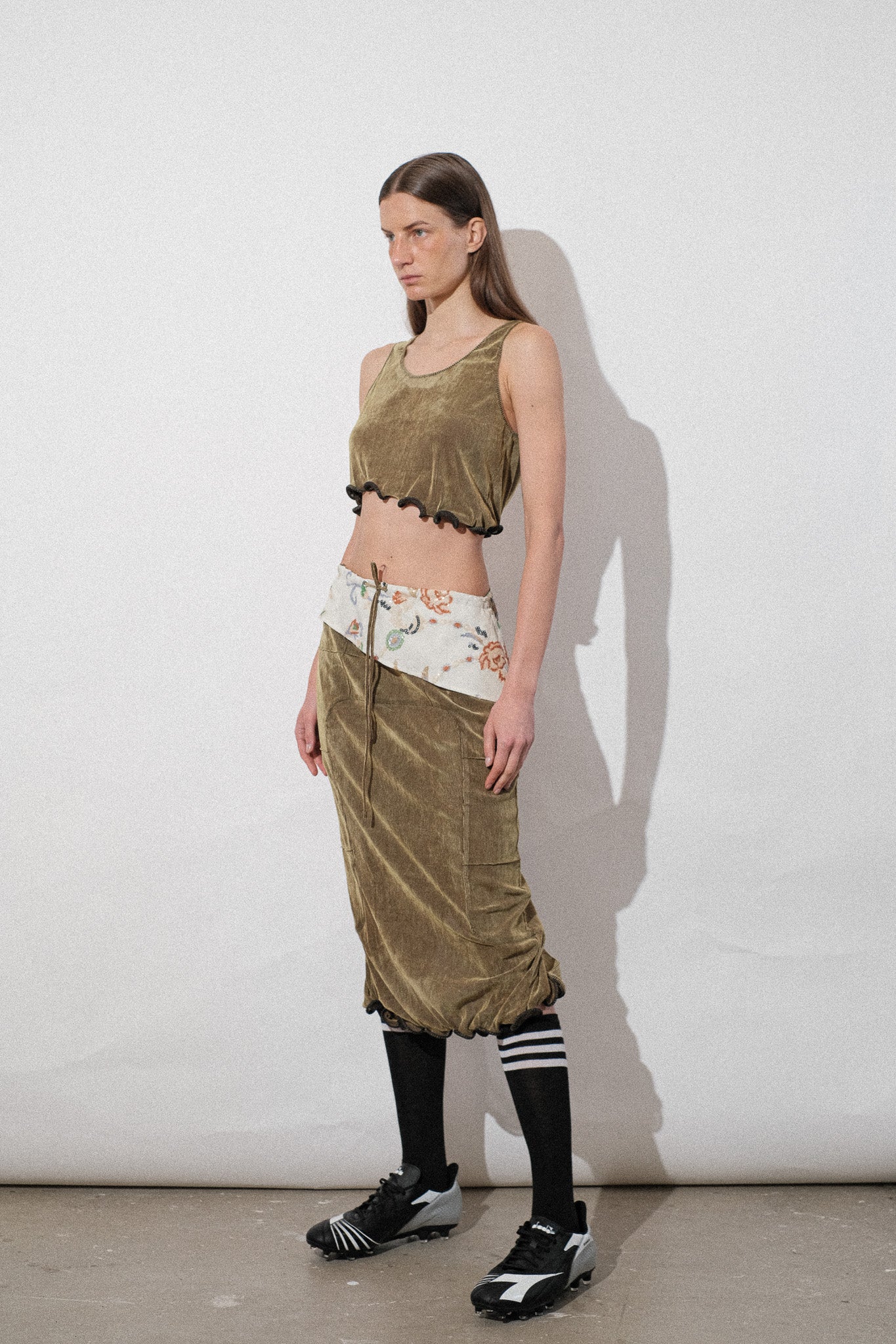 Coleman Skin Jersey Overlap Skirt