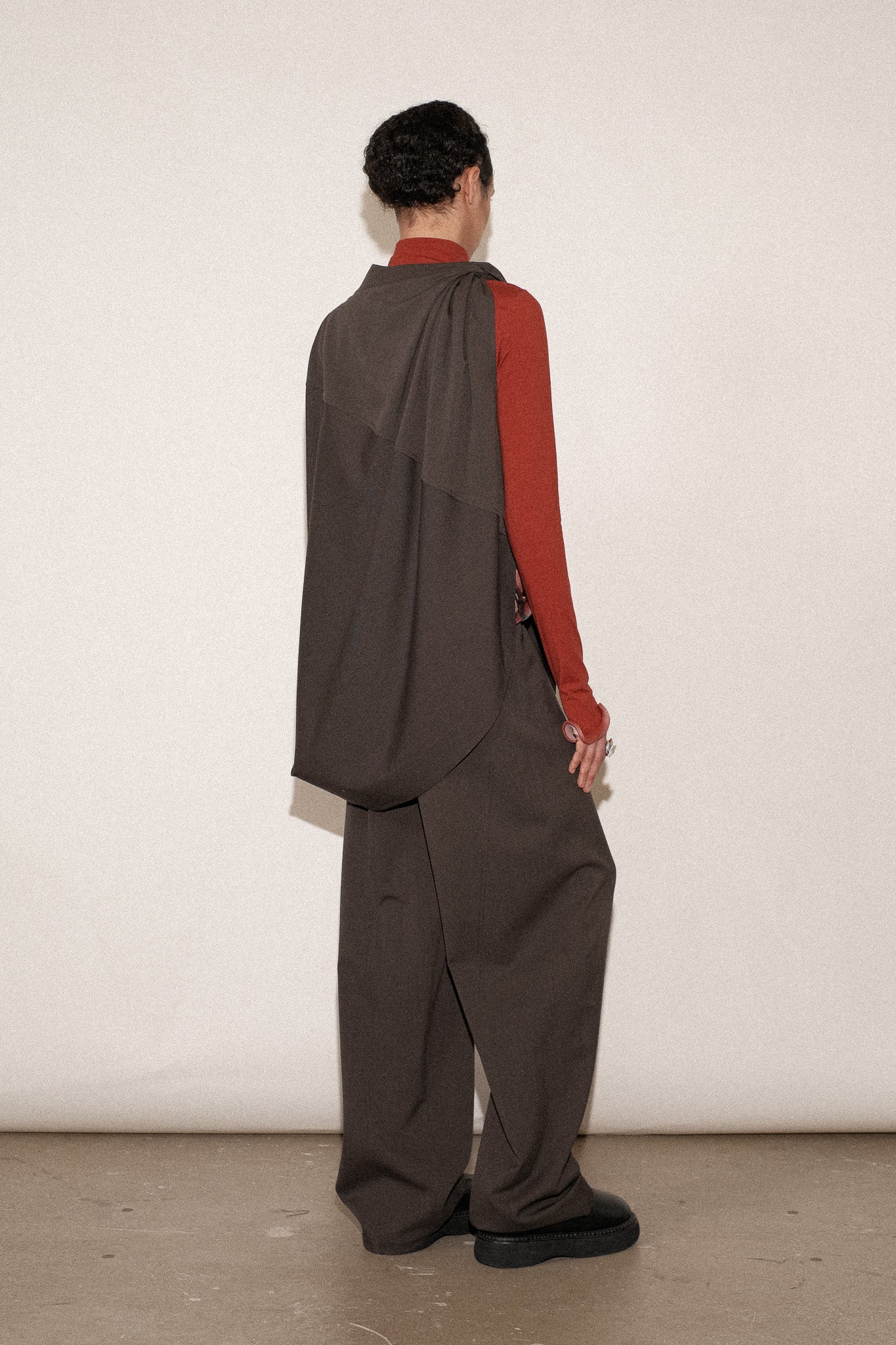 ZIMO Wool Suiting Double Twisted Top