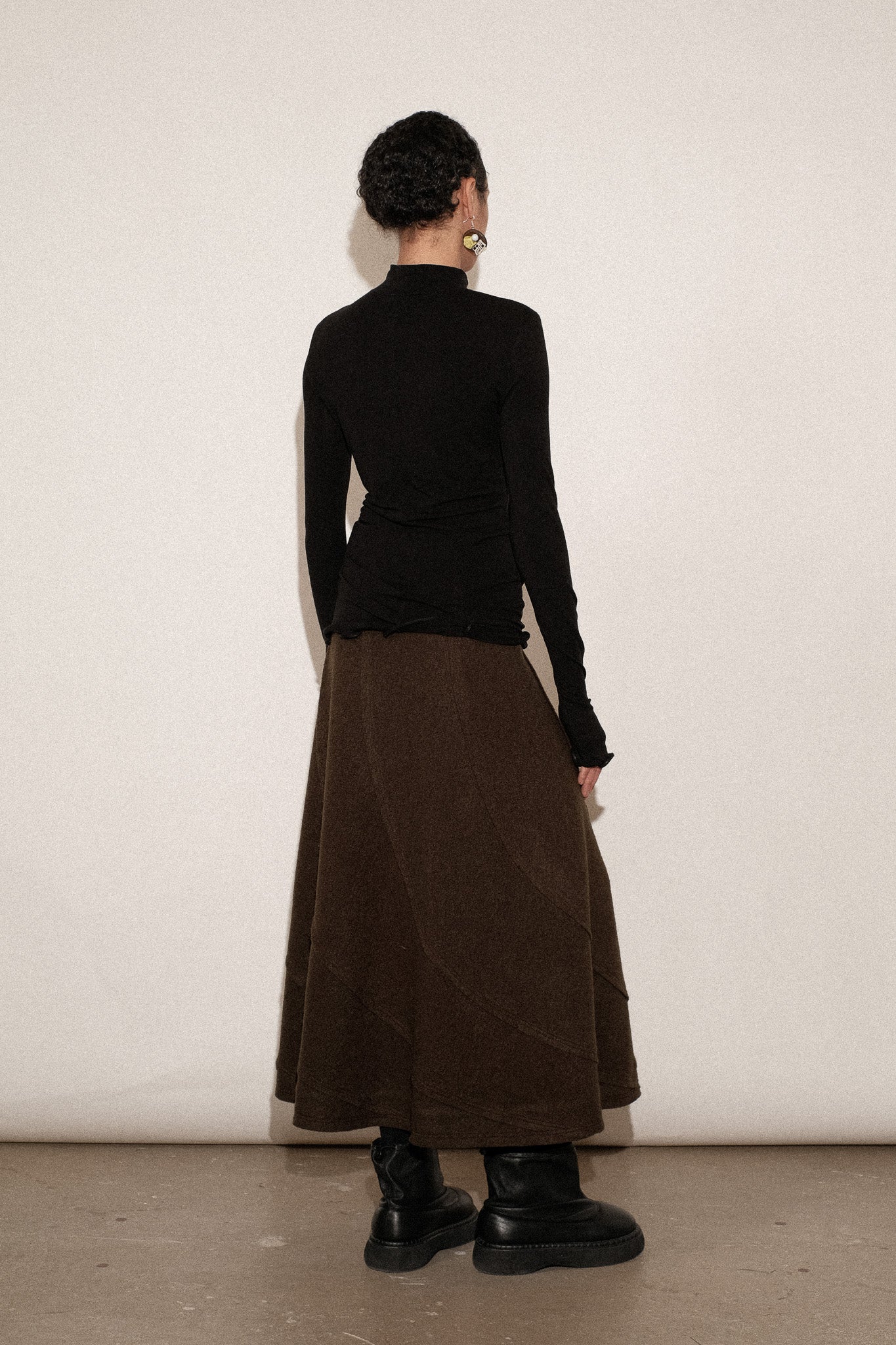 ZIMO Virgin Wool Spiral Skirt