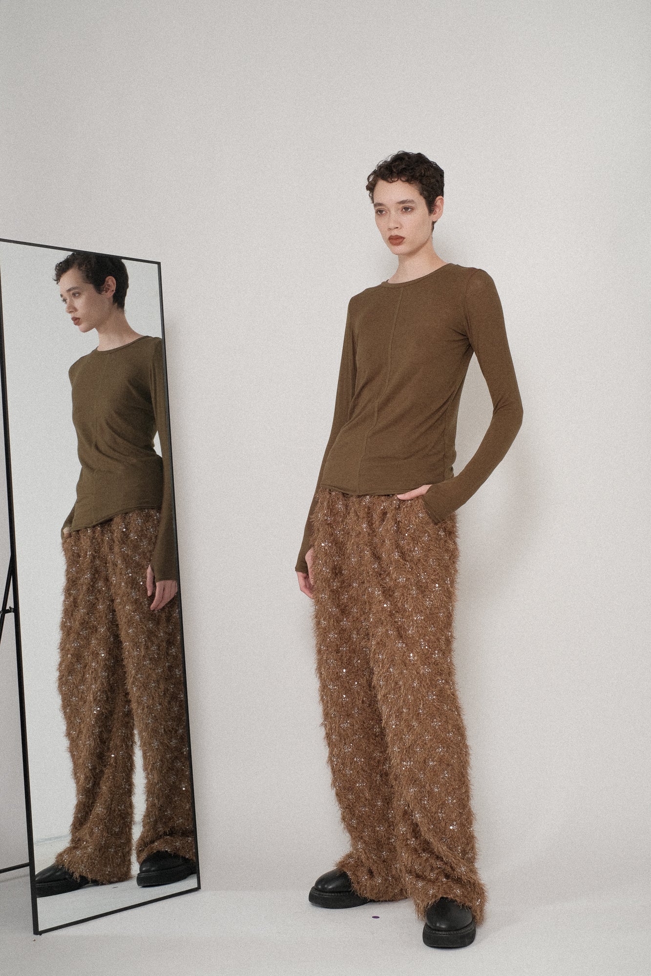 Tencel Wool Jersey Casual Top