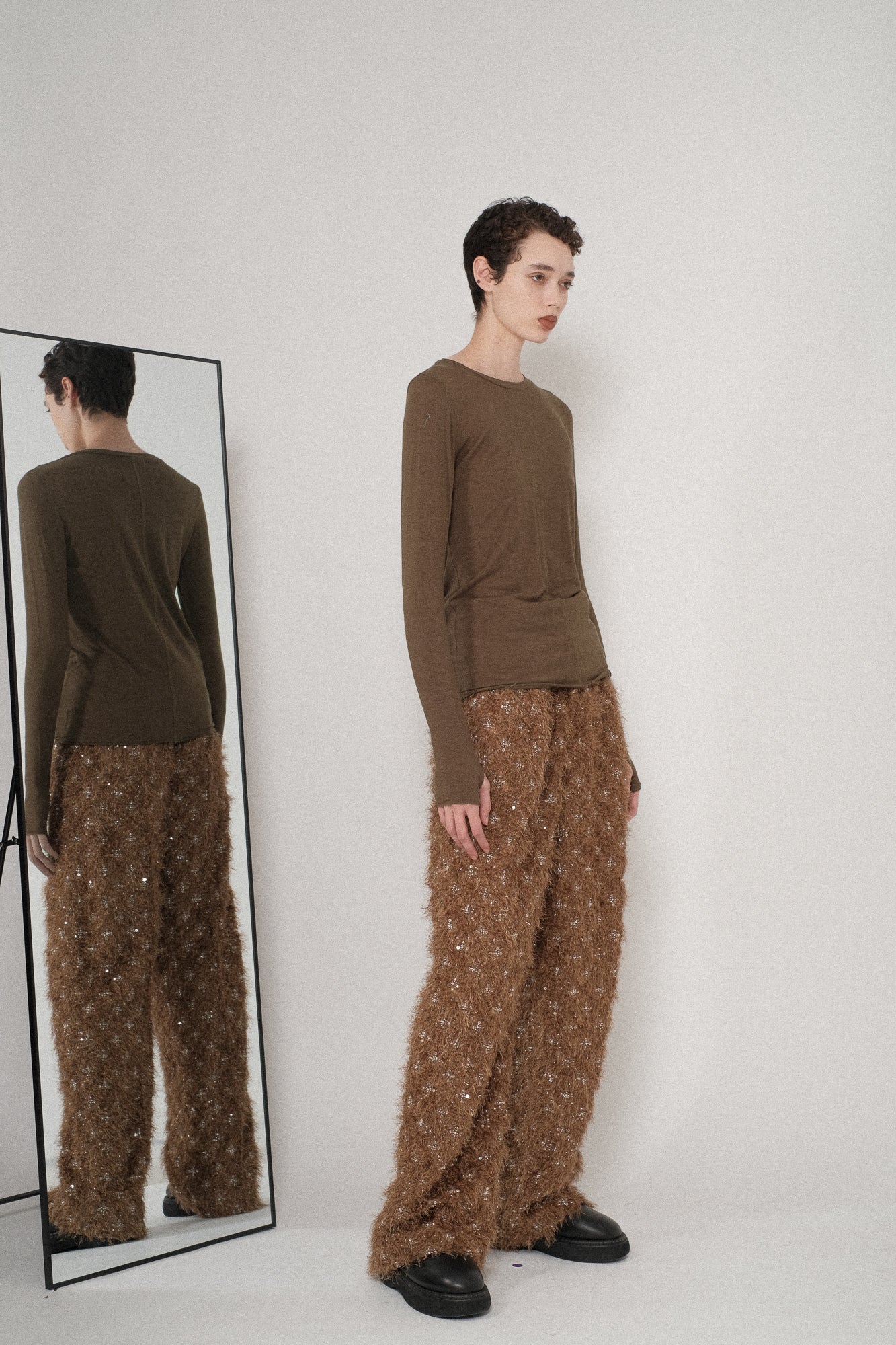 Tencel Wool Jersey Casual Top