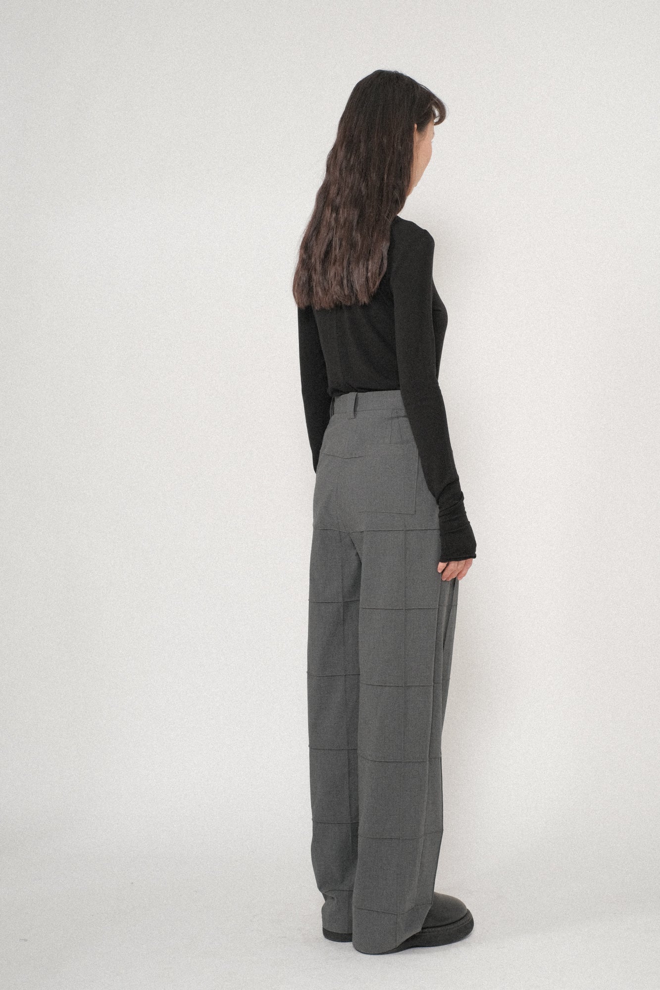 Double TR Pintuck Straight Pants